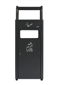 Conteneur avec cendrier 24L